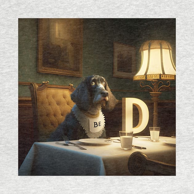 Letter D for Dining Dog from AdventuresOfSela by Parody-is-King